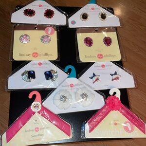 NWT lot of 7 lindsay phillips snaps and 2 switchflops